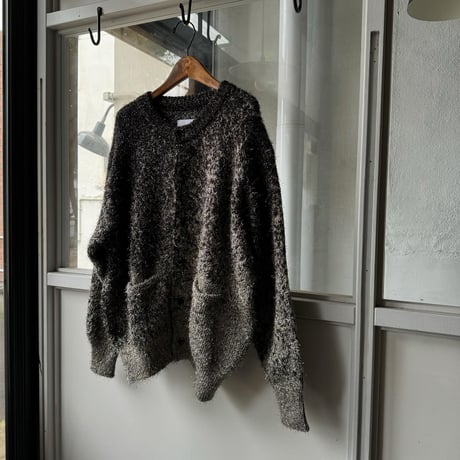 ssstein　  GLITTER FUR KNIT GRADATION CARDIGAN