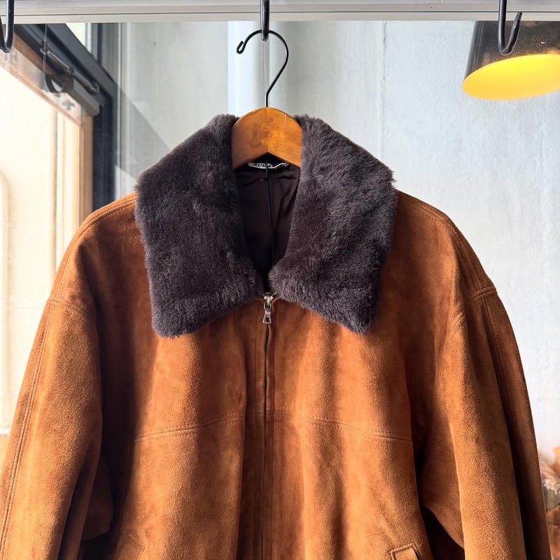 AURALEE アウター AURALEE＞ALPACA WOOL SILK TWEED ZIP BLOUSON/ブルゾン