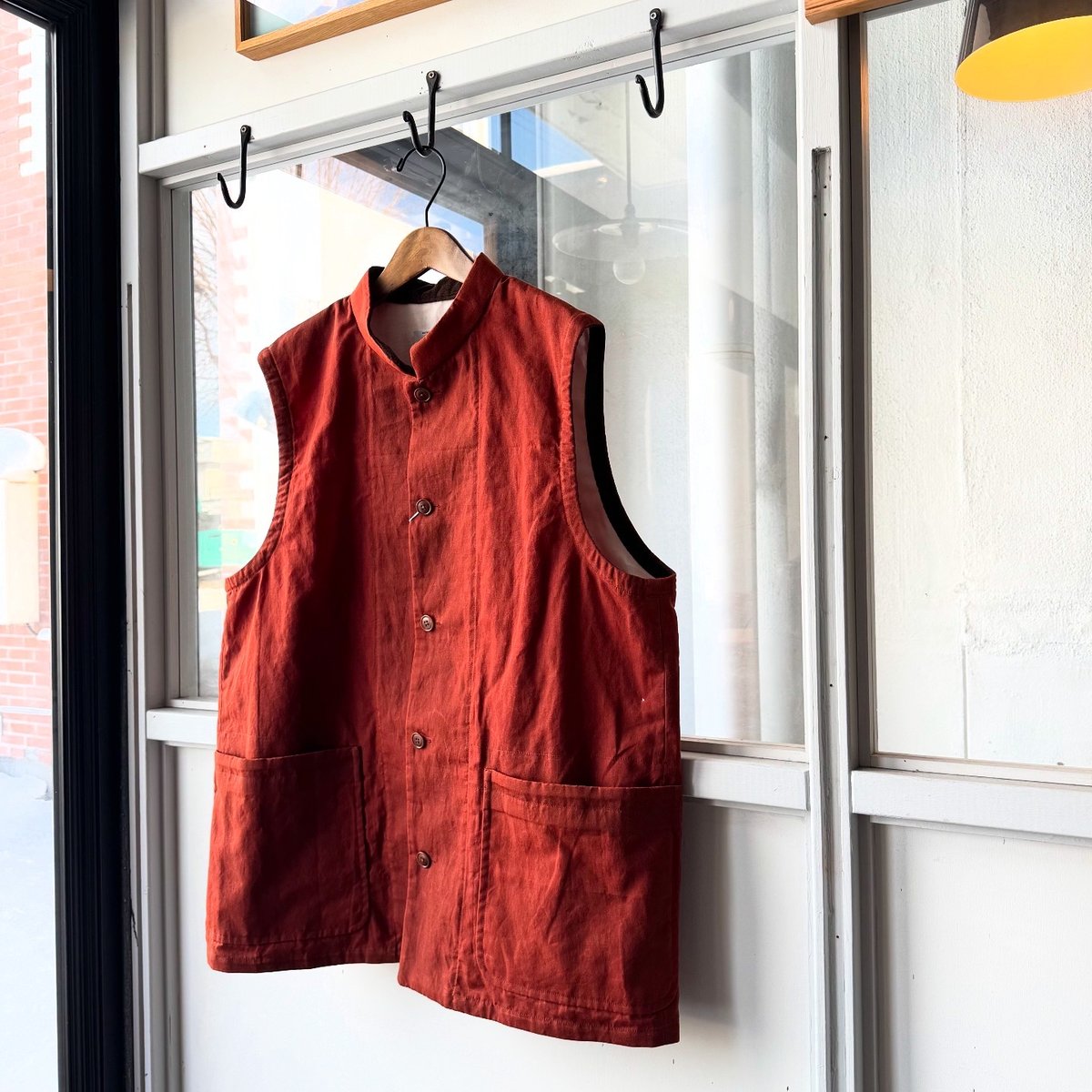 YAECA [UNISEX] CANVAS DESIGN Oiled WORK VEST |