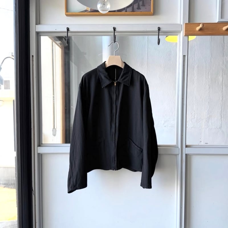COMOLI シルクネップ ジップショートジャケット | Less Higashikawa