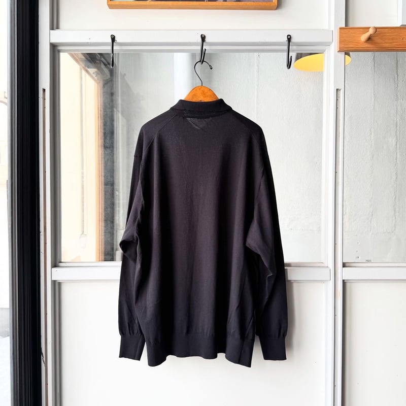 COMOLI コットン ニットポロ | Less Higashikawa COMOLI コットン ニットポロ | Less Higashikawa