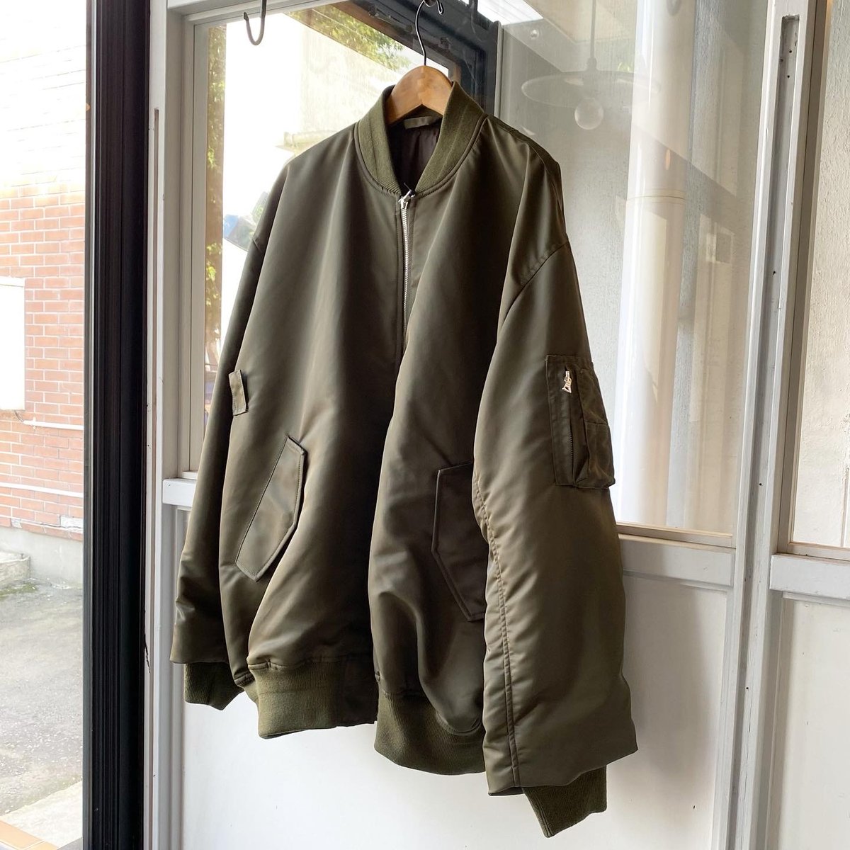 ssstein 24AW Oversized Flight Jacket S 24aw ssstein jacket