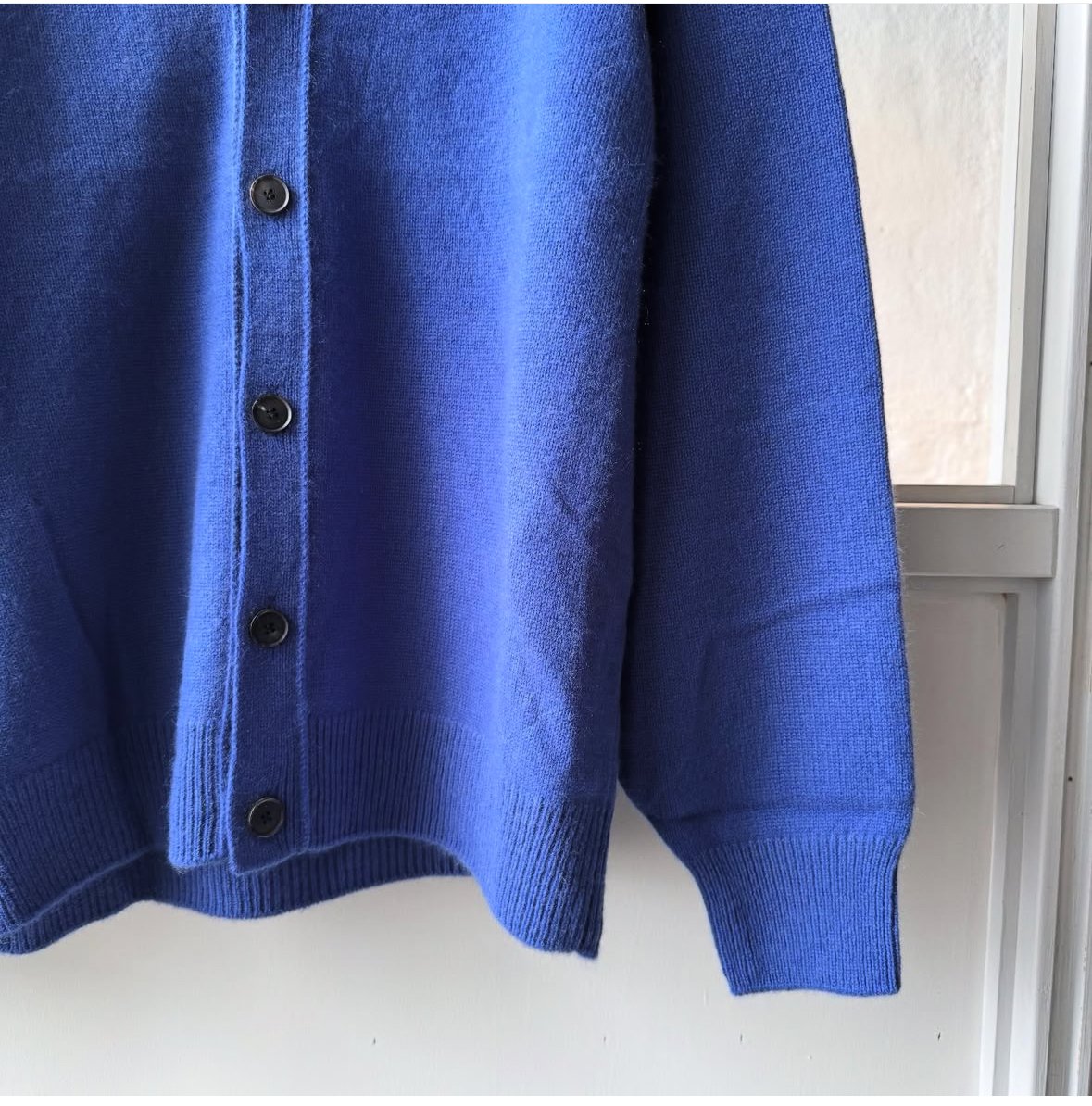 AURALEE BABY CASHMERE KNIT CARDIGAN | Less Hig