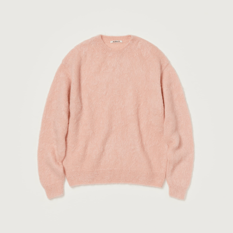 AURALEE BRUSHED SUPER KID MOHAIR KNIT P/O | Les AURALEE BRUSHED SUPER KID MOHAIR KNIT P/O | Les