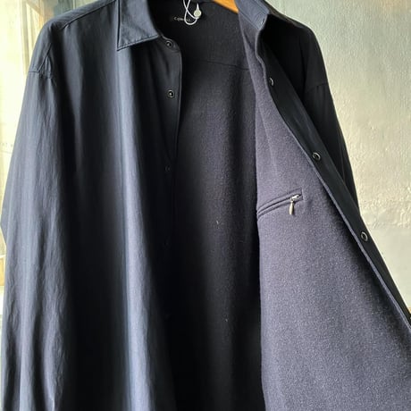 COMOLI ナイロン シャツジャケット