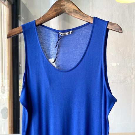 AURALEE 　GIZA SUPER HIGH GAUGE SHEER RIB TANK