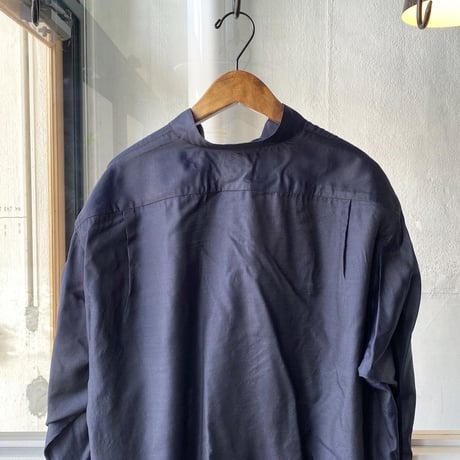 COMOLI　ウールシルク プルオーバーシャツ