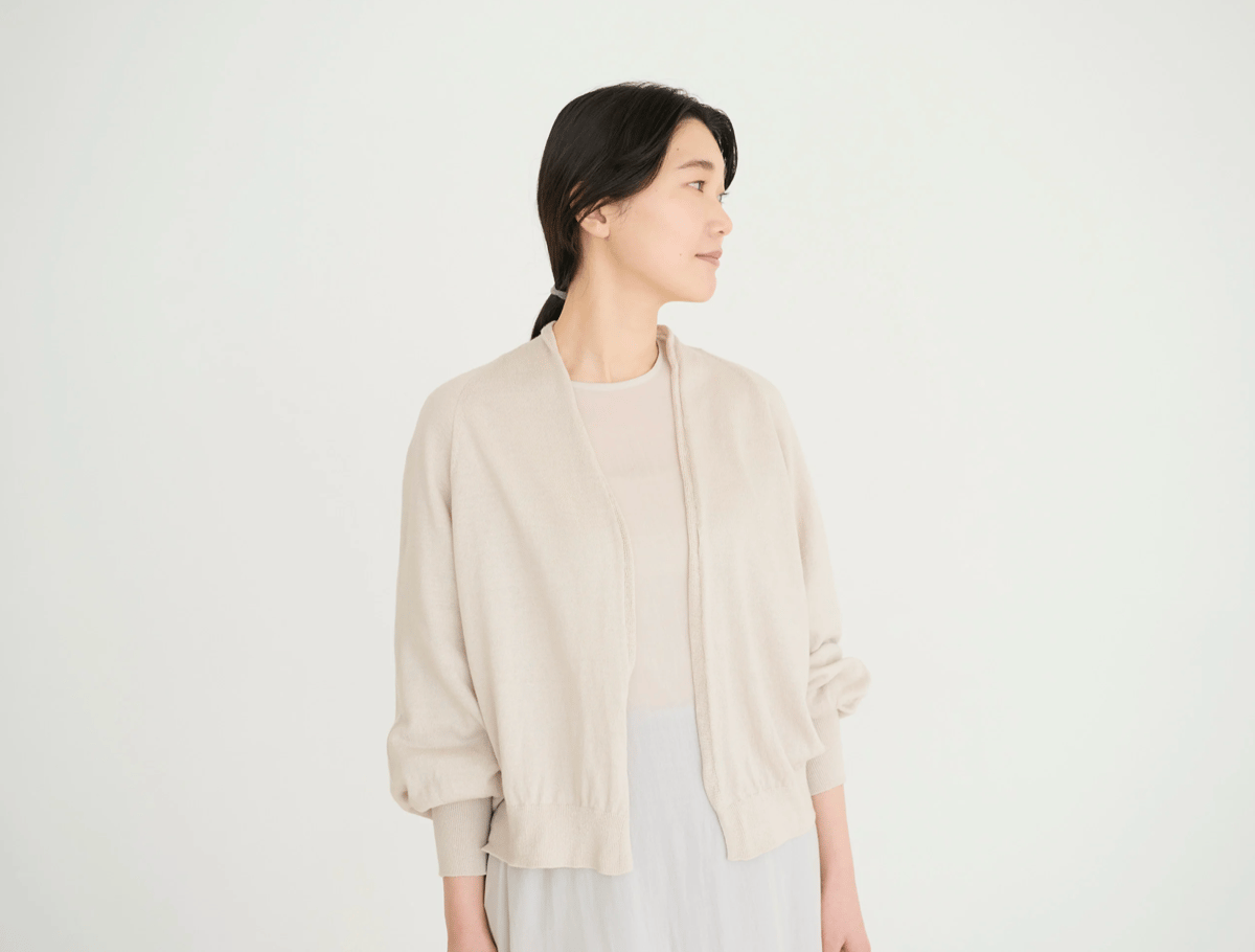 fruits of life　ホールガーメントフーディー　 白茶色(ベージュ) fruits of life>ホールガーメントカーディガン / 白茶色(ベージュ) | fr