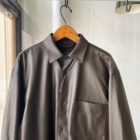 COMOLI　シープスキン シャツジャケット