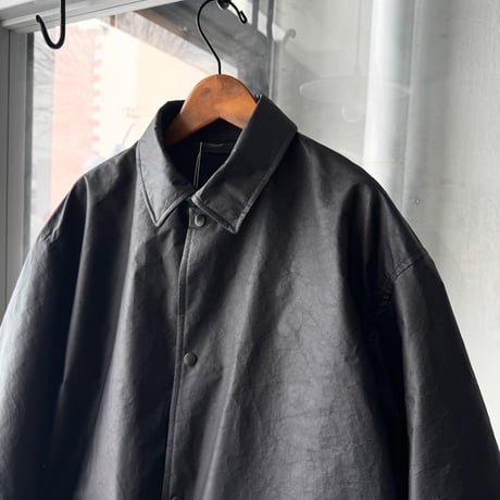 COMOLI　ペーパーレザー コーチジャケット