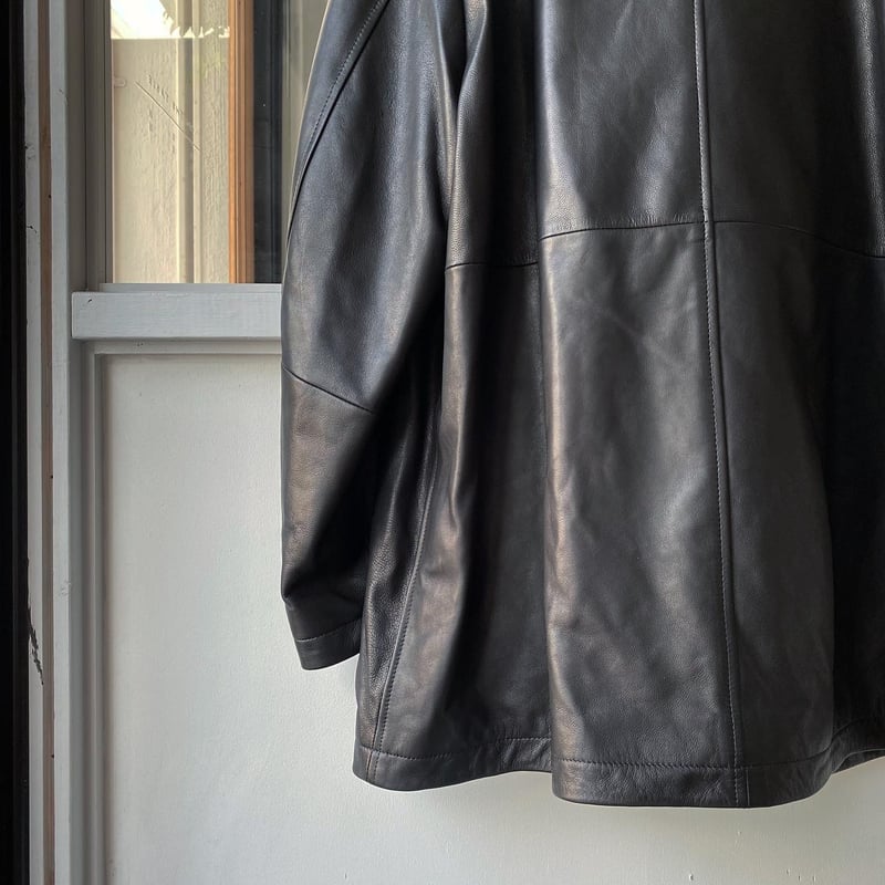 ssstein LEATHER ZIP JACKET - ST.622 | Less