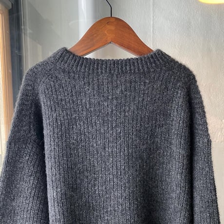 YAECA [CONTEMPO]　カシミヤクルーネックニット - UNISEX