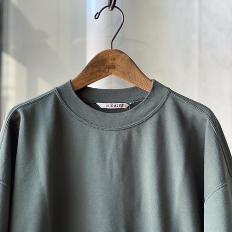 AURALEE SUPER HIGH GAUGE SWEAT BIG TEE (Mens)  A20SP02NU