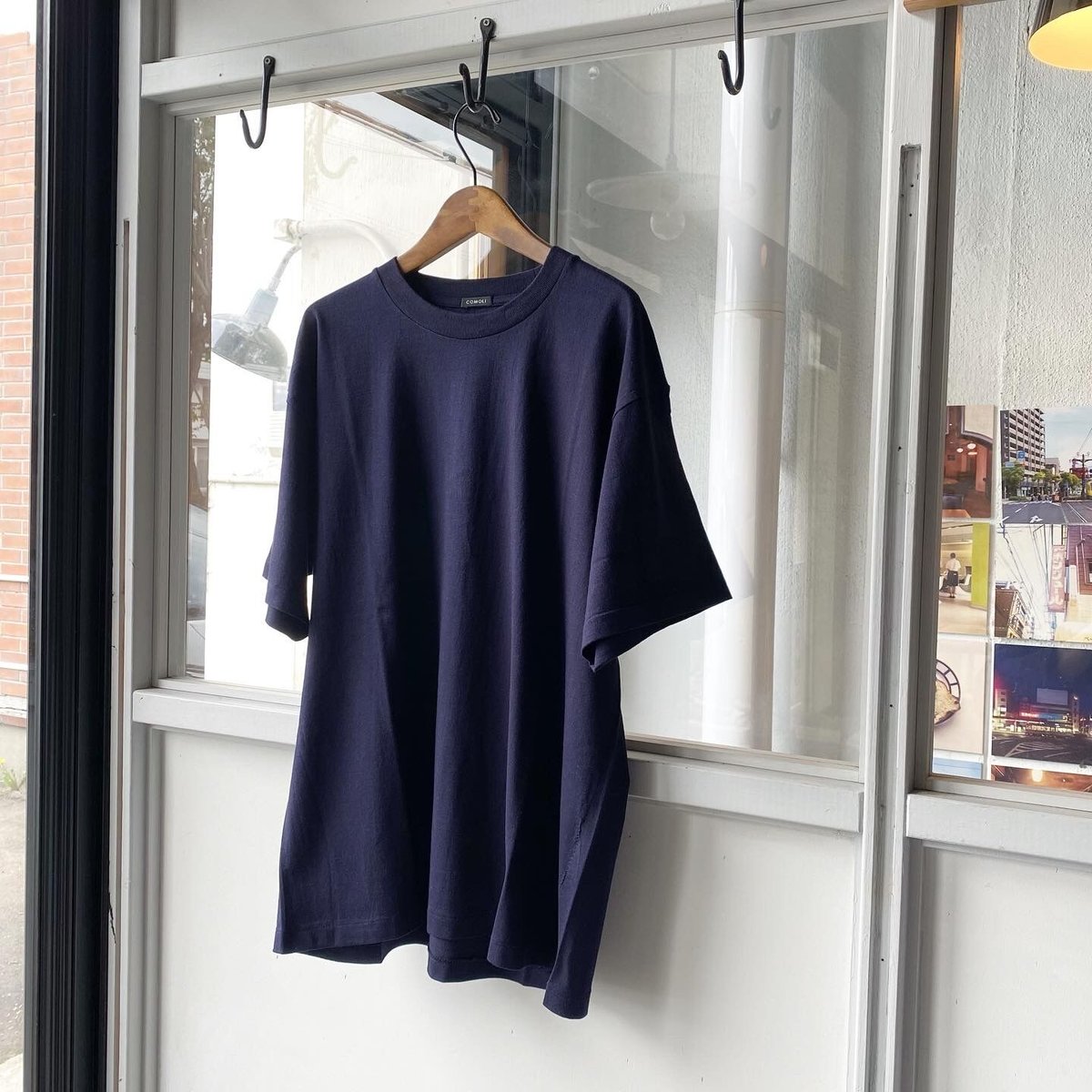 COMOLI 空紡天竺半袖Tシャツ　コモリ　カットソー COMOLI (コモリ) 空紡天竺 半袖Tシャツ
