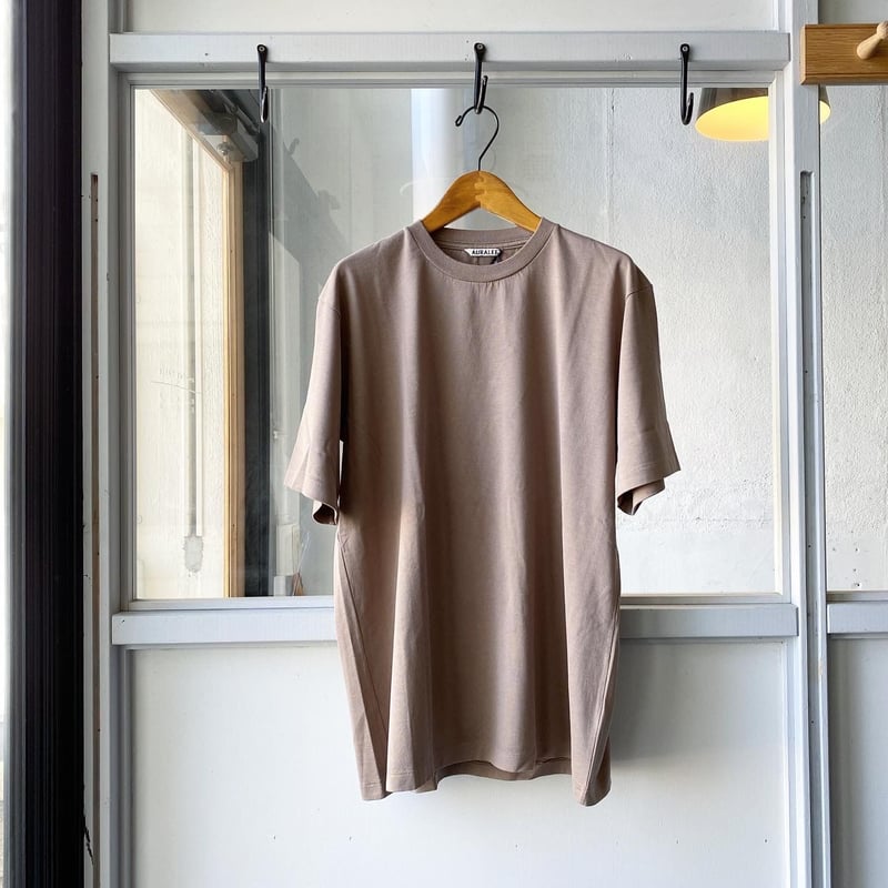 AURALEE LUSTER PLAITING TEE (Mens) A00ST02GT AURALEE LUSTER PLAITING TEE (Mens) A00ST02GT