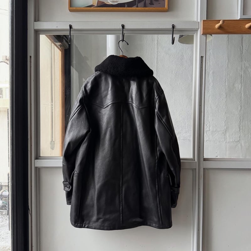 COMOLI ラムレザー カナディアンコート | Less Higashikawa