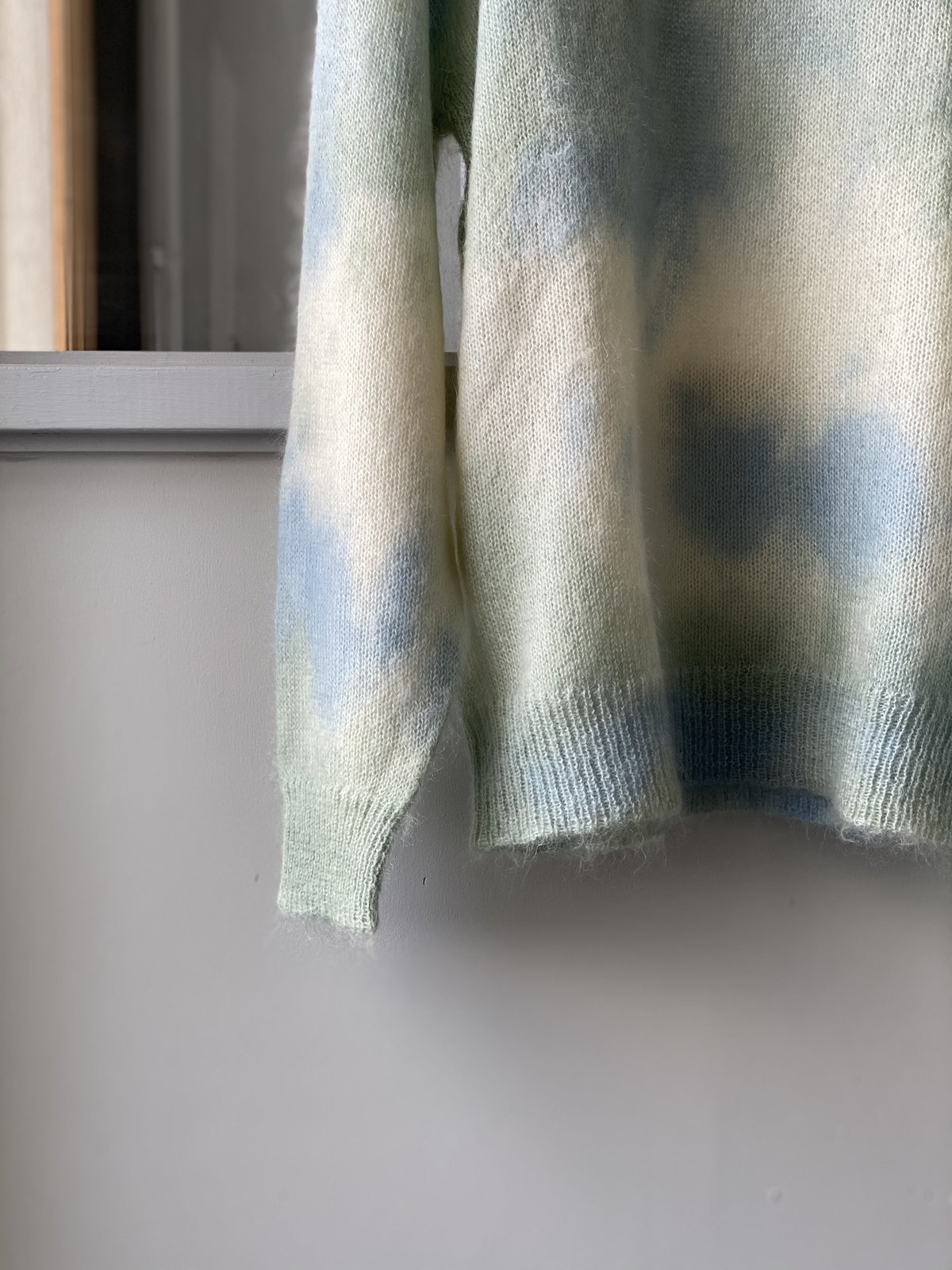 トップス auralee SUPER KID MOHAIR TIEDYE KNIT P/O AURALEE SUPER KID MOHAIR TIE DIE KNIT P/O A9A