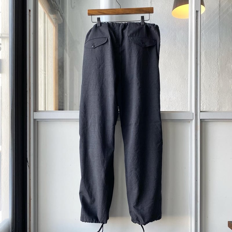 再入荷】 comoli コモリ ウールニータックパンツ サイズ1 チャコール 