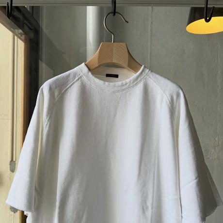 COMOLI　LWコットン裏毛 半袖クルー