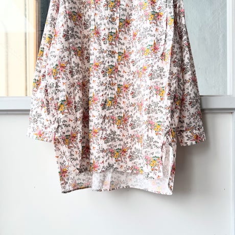 YAECA　[WOMENS] CANVAS DESIGN　スタンドカラーシャツ (MINIATURE WONDERLAND)
