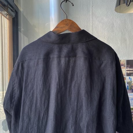 COMOLI　カナパ スキッパー半袖シャツ