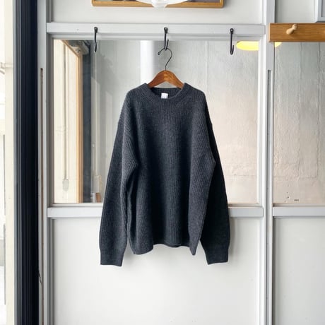 YAECA [CONTEMPO]　カシミヤクルーネックニット - UNISEX