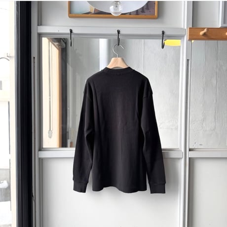 COMOLI　コットンワッフル 長袖Tシャツ
