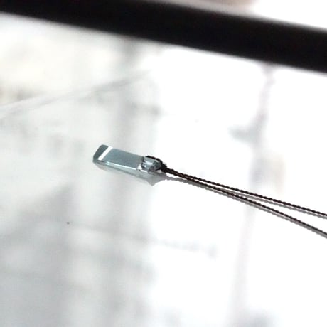 Margaret Solow　Geometric  Necklace    Aquamarine