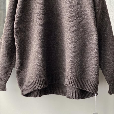 ゴーシュ  ハイランドウールニット  クルーネック ワイド