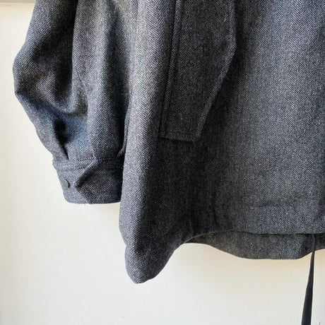 ssstein      MELTON ZIP HALF COAT  - ST.415-2