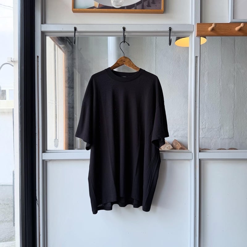 COMOLI 25SS コットンメッシュ 半袖クルー Tシャツ COMOLI] コモリ コットンメッシュ 半袖Tシャツ | INS ONLINE