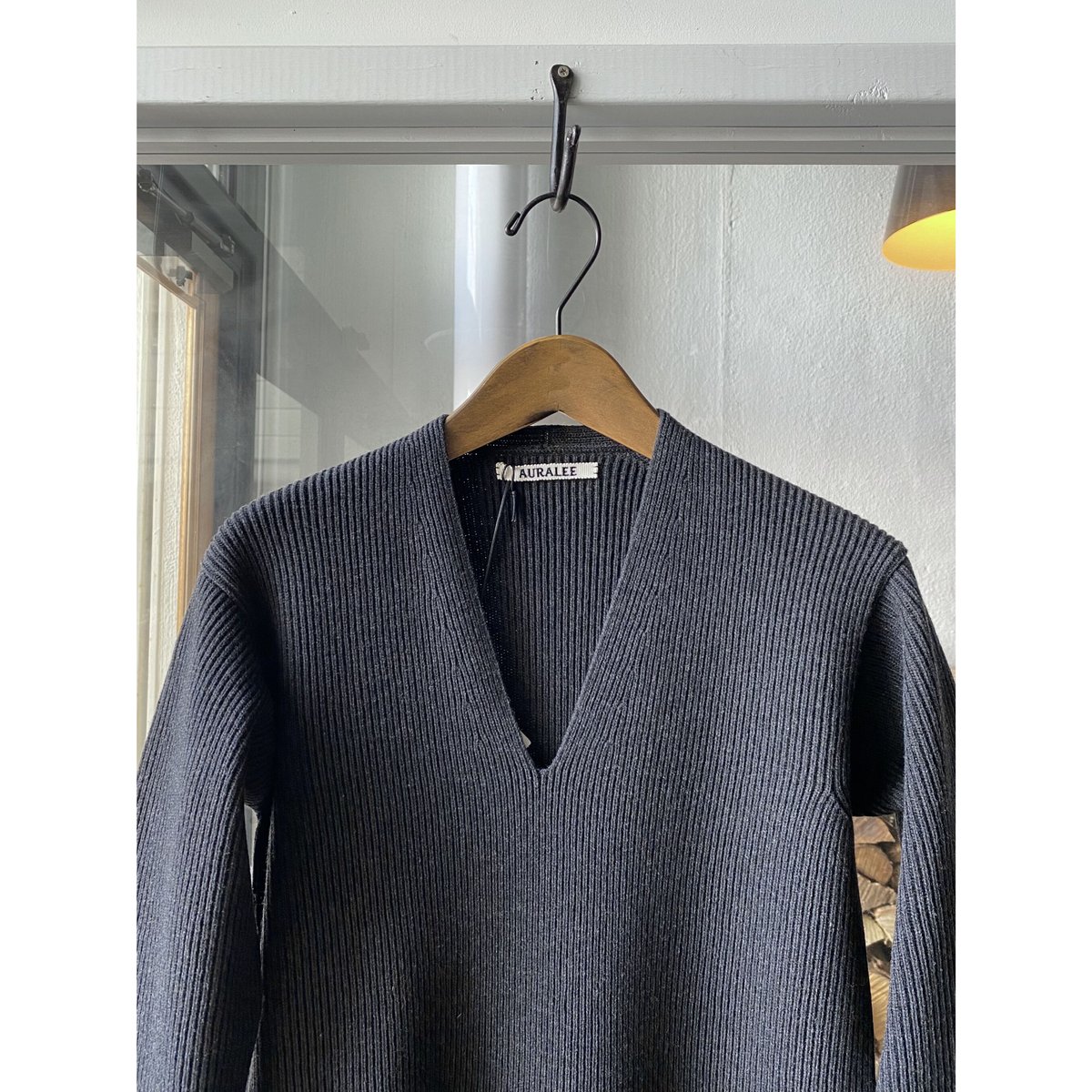 AURALEE SUPER FINE WOOL RIB KNIT ONE-PIECE A2 AURALEE SUPER FINE WOOL RIB KNIT ONE-PIECE A2