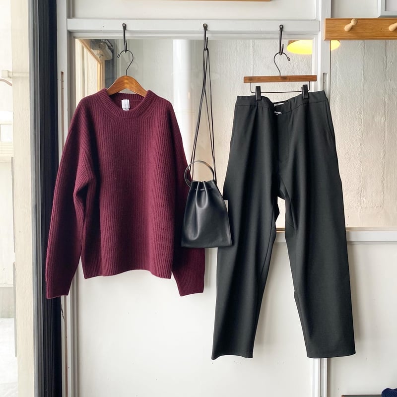 YAECA [CONTEMPO] カシミヤクルーネックニット - UNISEX | Less