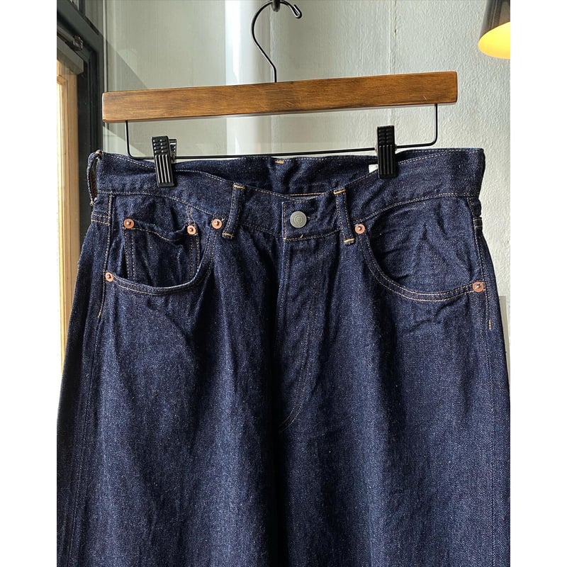 COMOLI デニム 5Pパンツ NAVY | Less Higashikawa