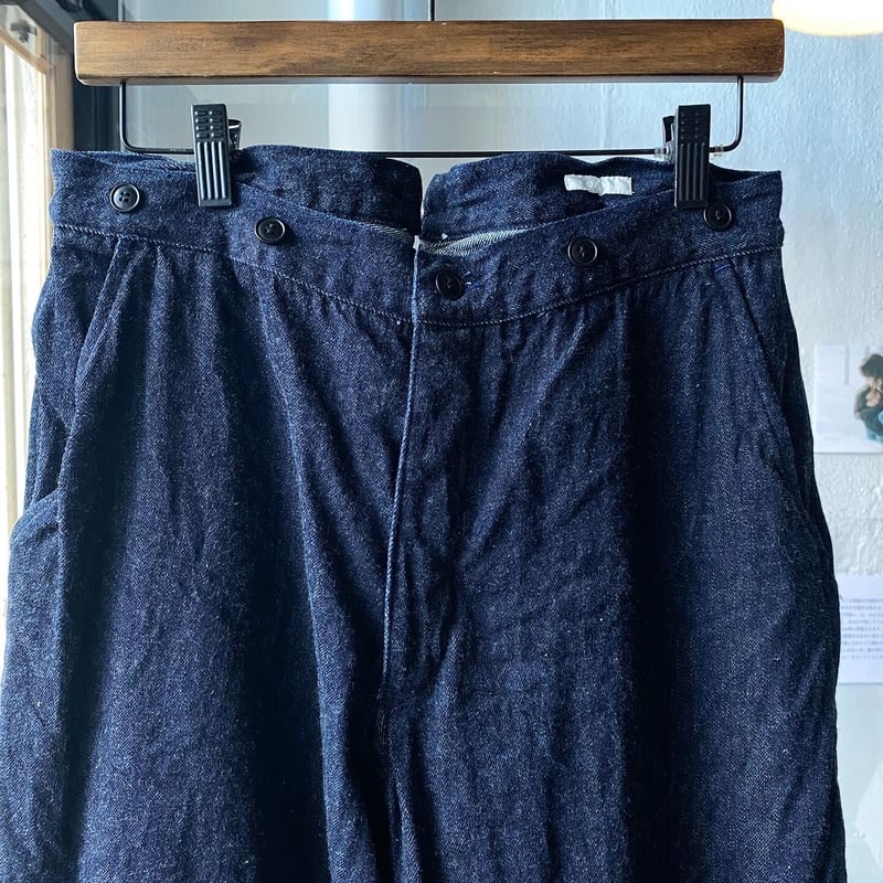 COMOLI 20AW デニムオーバーパンツ NAVY 2