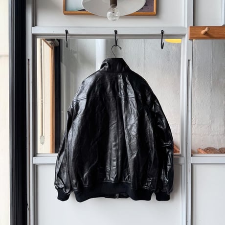 AURALEE　LAMB LEATHER ZIP BLOUSON
