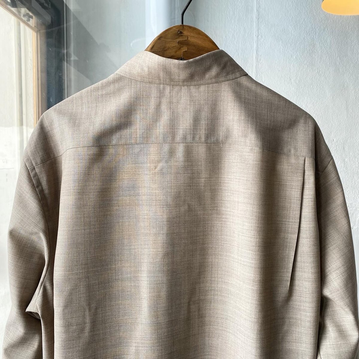 AURALEE SUPER FINE TROPICAL WOOL SHIRT | Less AURALEE SUPER FINE TROPICAL WOOL SHIRT | Less