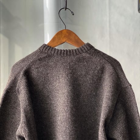 ゴーシュ  ハイランドウールニット  クルーネック ワイド