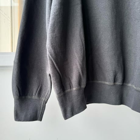 COMOLI　製品染 裏毛 クルーネック