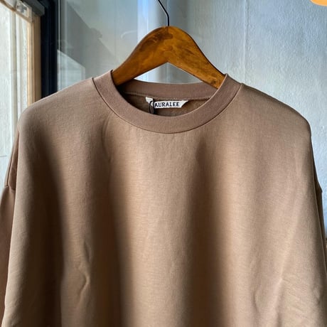 AURALEE  　ELASTIC HIGH GAUGE SWEAT P/O