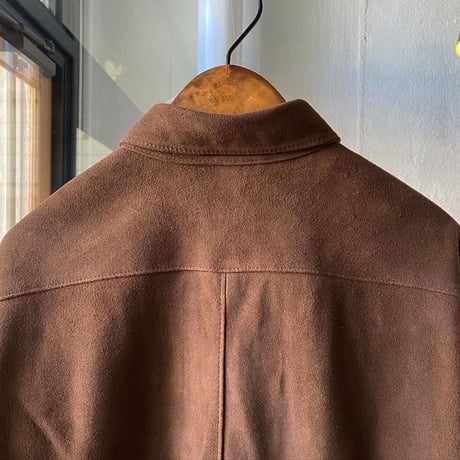 COMOLI   スエードコモリシャツ