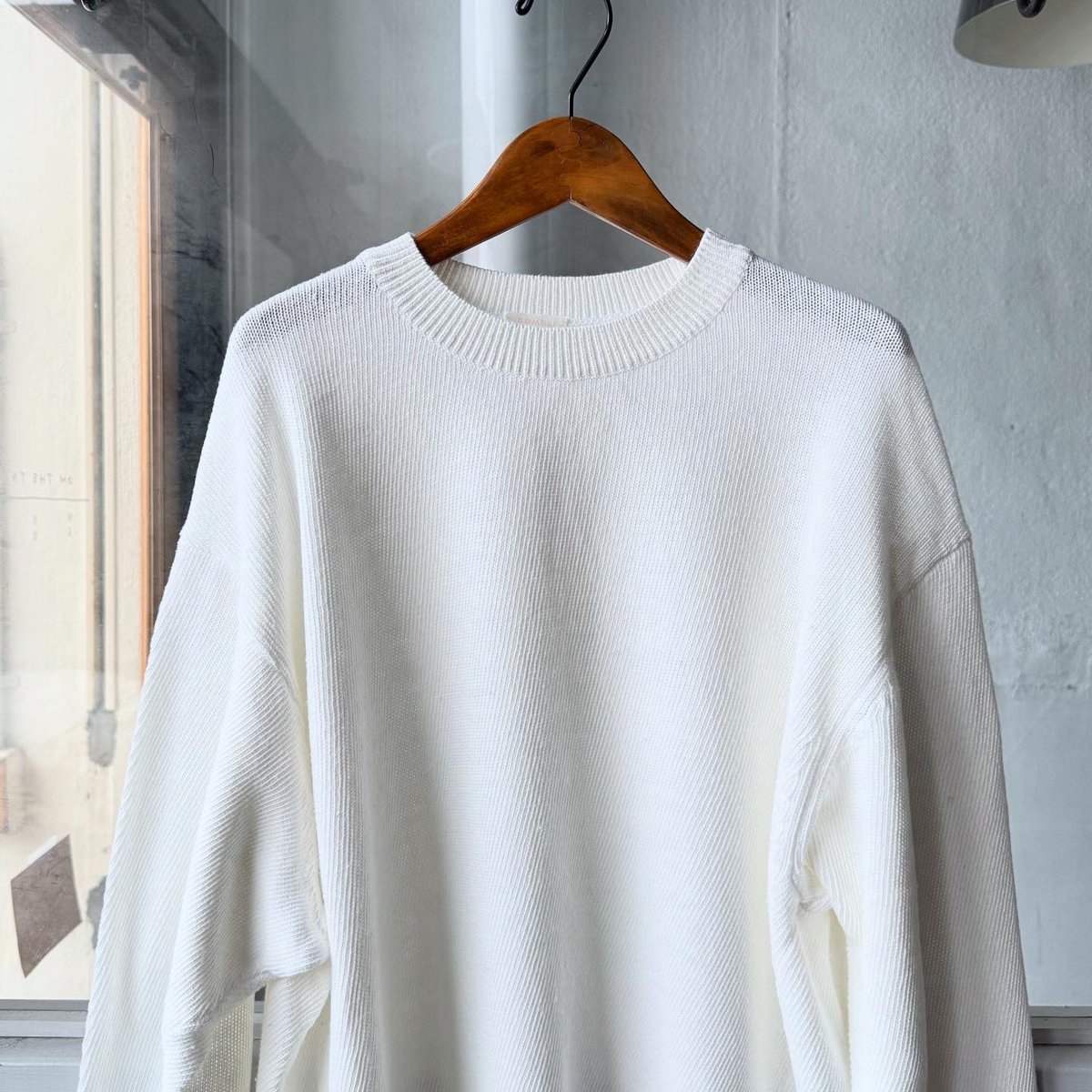 専用☺︎ COMOLI コモリ　アイボリー ニット COMOLI(コモリ)】21AW COLLECTION KNIT ITEM DELIVER