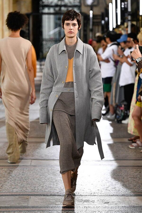 AURALEE COTTON WOOL DOUBLE CLOTH SHIRTS COAT