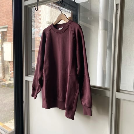 COMOLI　コットン吊裏毛 クルーネック