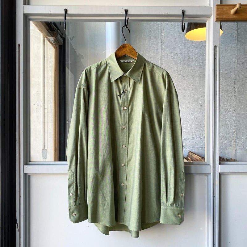 【AURALEE】FINX OX CHAMBRAY SHIRTS