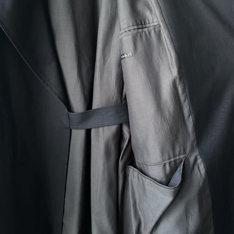 COMOLI　コットンギャバ　タイロッケンコート  （BLACK)