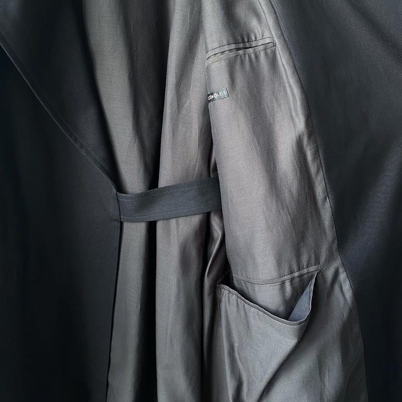COMOLI コットンギャバ タイロッケンコート (BLACK) | Less COMOLI コットンギャバ タイロッケンコート (BLACK) | Less
