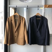 AURALEE  WOOL CUPRA LINEN CLOTH JACKET