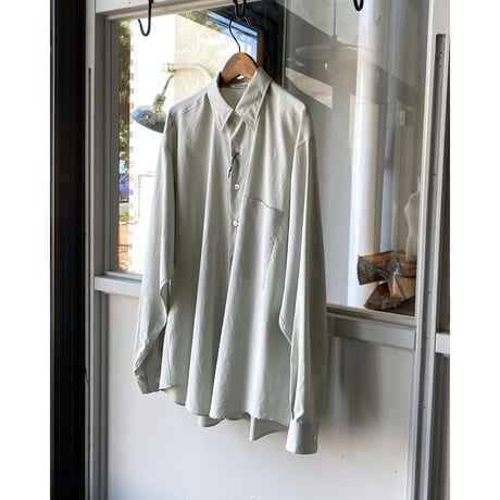 AURALEE  　WASHED FINX TWILL BIG SHIRTS