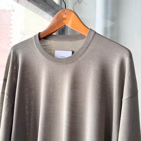 ssstein　  WOOL SILK KNIT TUCKED LS  -  ST.1146